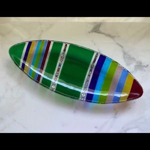Handmade Glass Serving/Decorative Dish